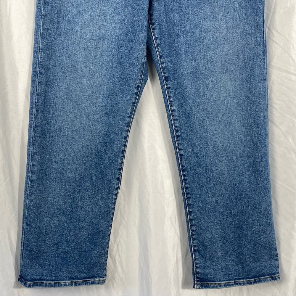 Levi Ribcage Straight Ankle Women’s Blue Denim Jeans Size 29 - Picture 2 of 16
